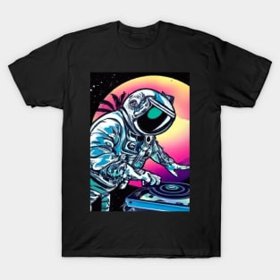 Astronaut DJ In Space T-Shirt